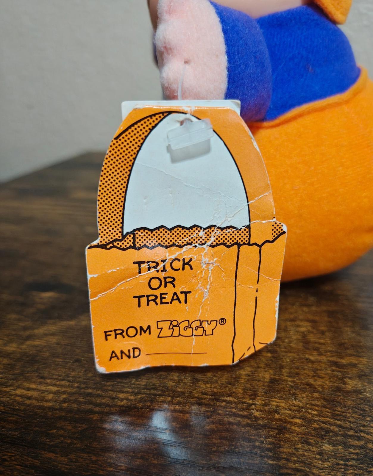 1989 Vintage " Boo I Love You" 7" Halloween Ziggy Plush