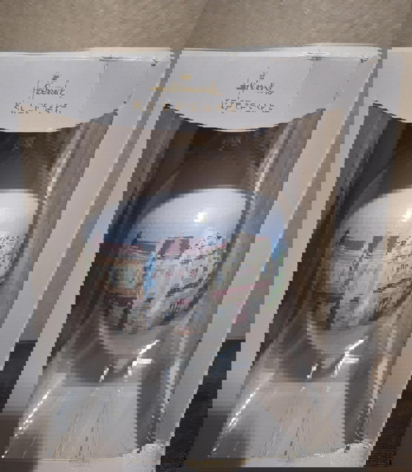 2008 Christmas on Main Street Hallmark Large Teardrop Ornament