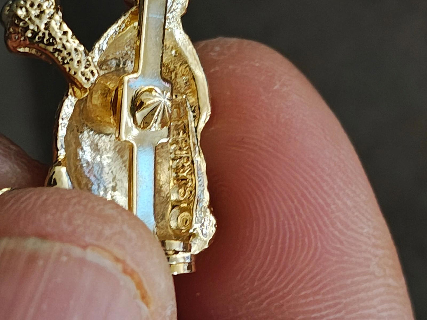 1960s Gerry's Gold Tone Bunny Rabbit Brooch Pin