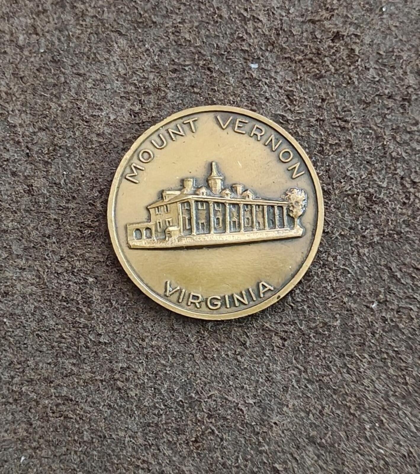 1960s George Washington Commemorative Bronze Token