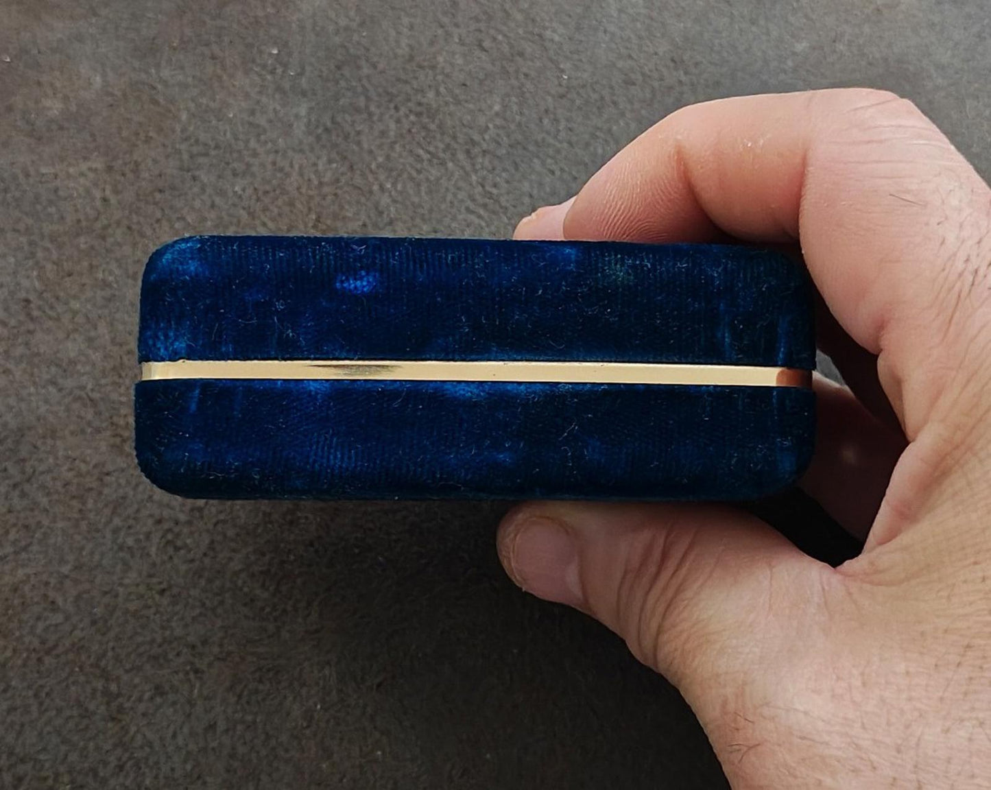 1950/60’s Walter Pye’s Iridescent Watermelon Rivoli Stone Cufflinks and Tie Tack