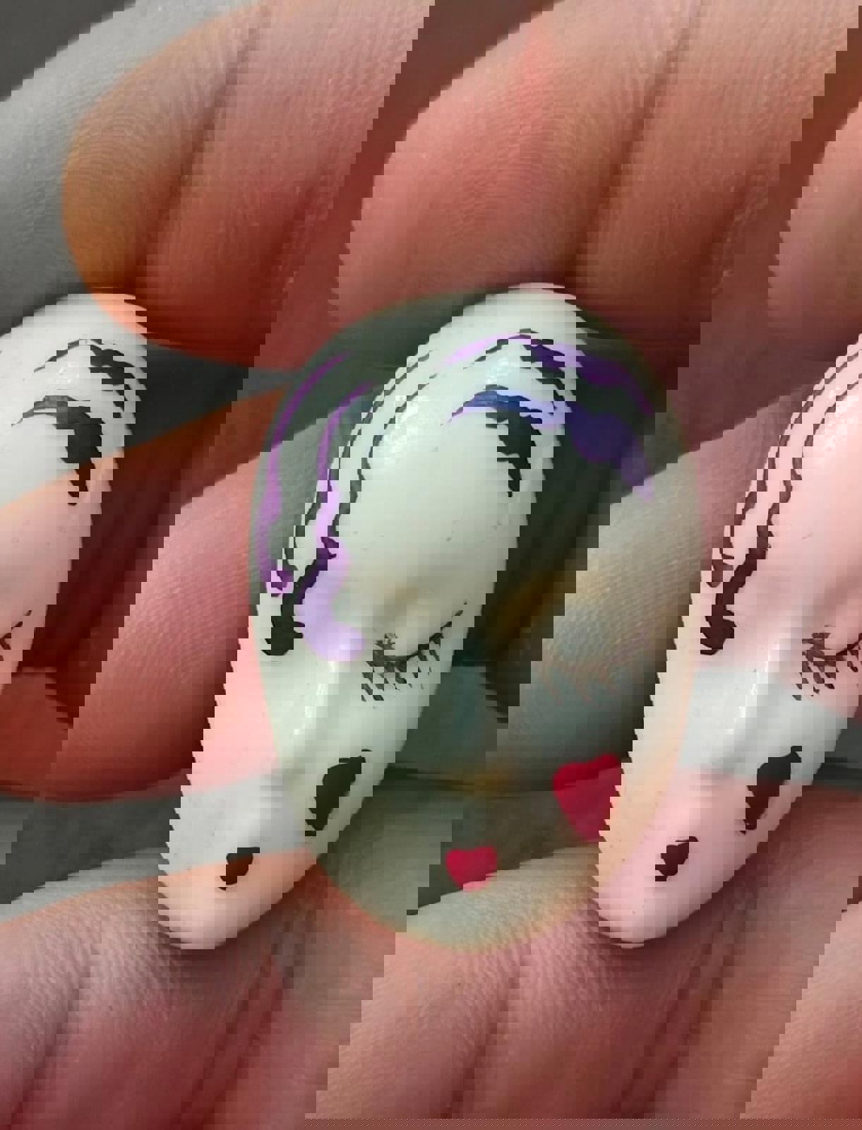 1980's Pierrot Doll Painted Face Mask Brooch Pin