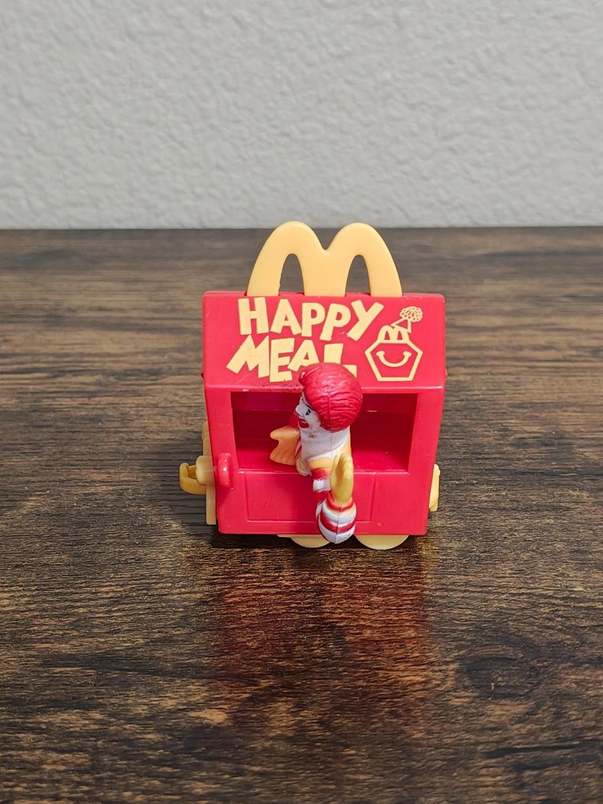 1994 Ronald McDonald Happy Meal Box Train Car #1