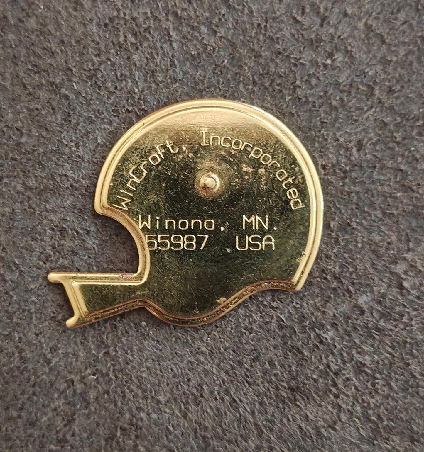 1980's Dallas Cowboys Helmet Gold Tone Enamel Pin