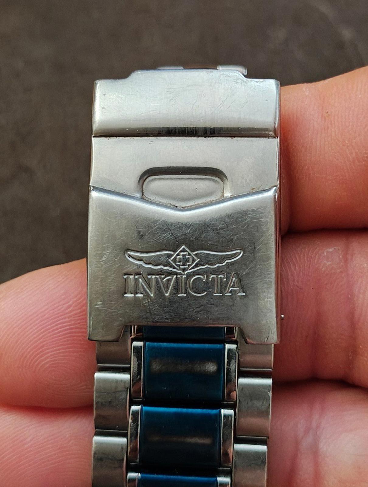 Rare Invicta S1 Rally Chronograph Mens Watch J550 Racing Caliber Movement