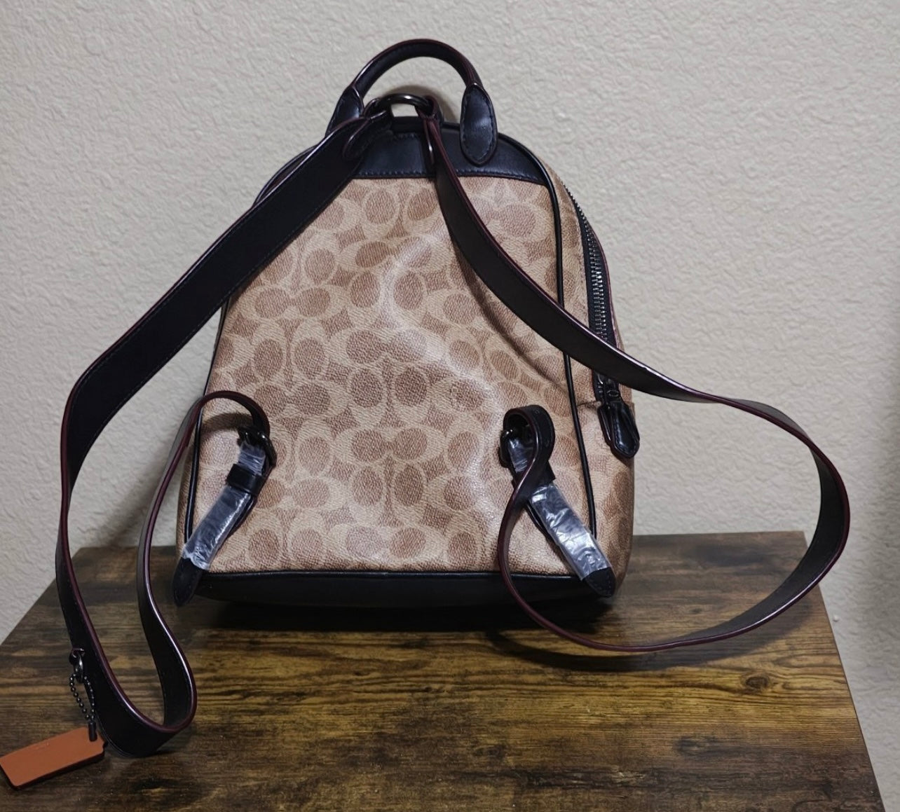 Disney X Coach Carrie Backpack 23 In Signature Canvas With Patches
