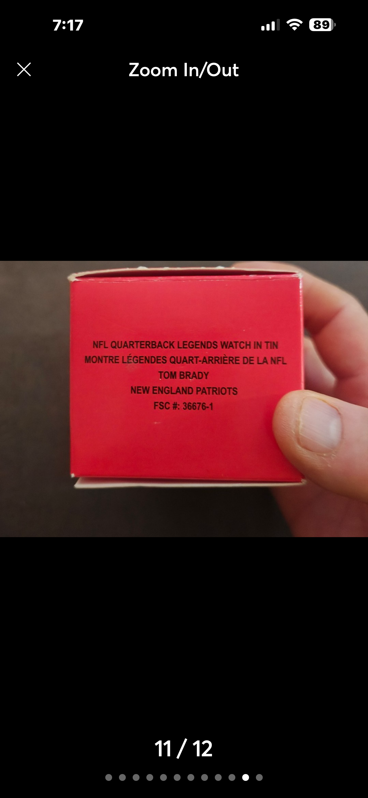 2004 NFL Quarterback Legends Tom Brady Game Time Watch.