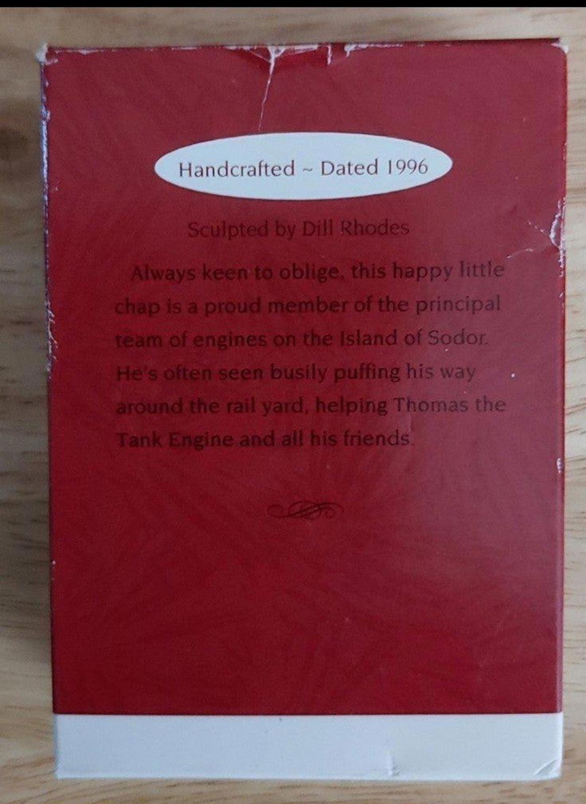 1996 Thomas The Tank Engine Percy Hallmark Ornament