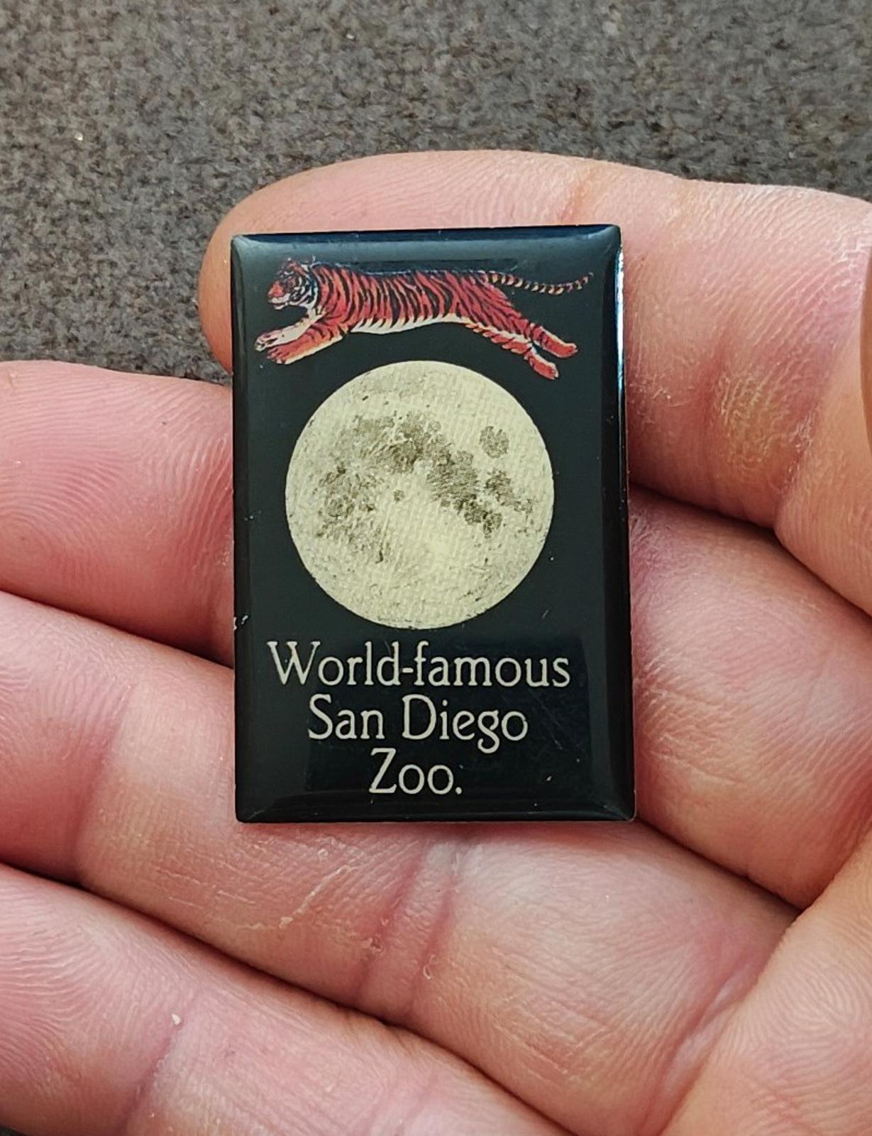 1980s Vintage San Diego Zoo Gold Tone Pin