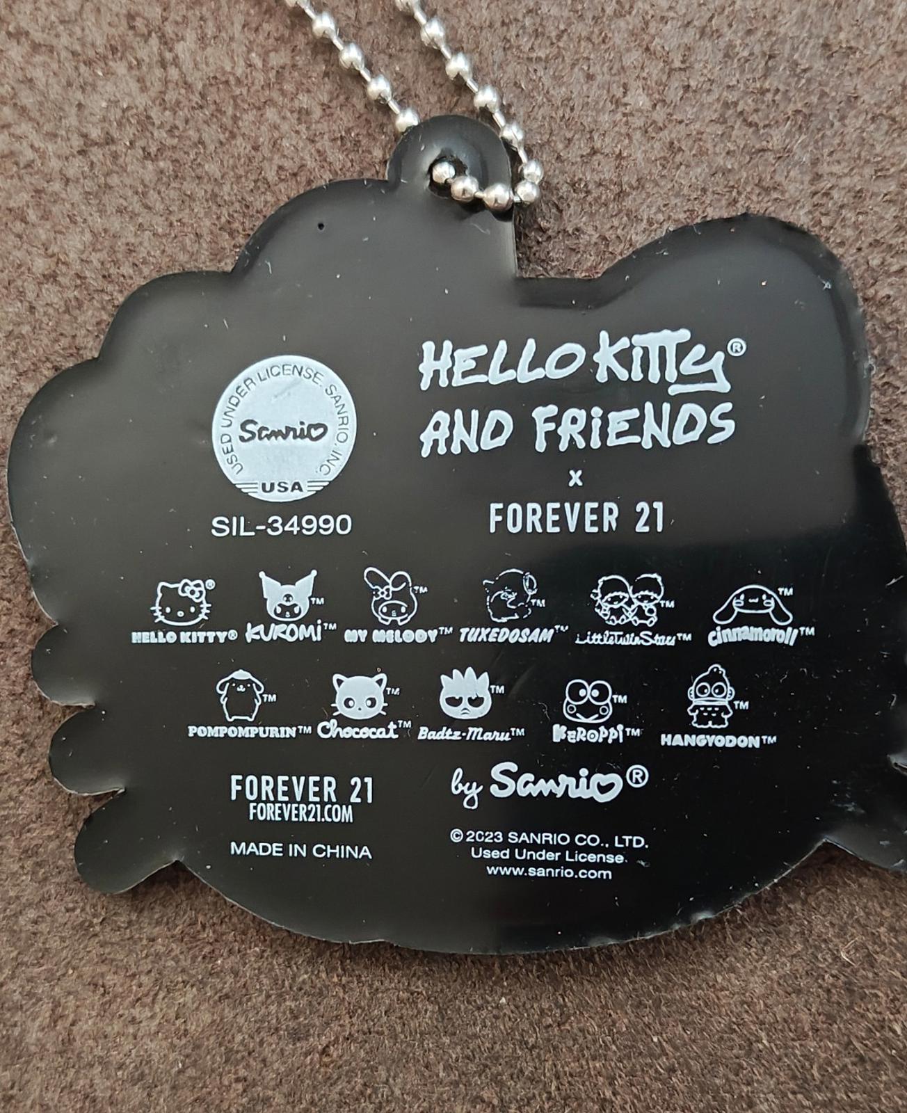 2023 Hello Kitty 3D Embossed Rubber Keychain In Great Condition