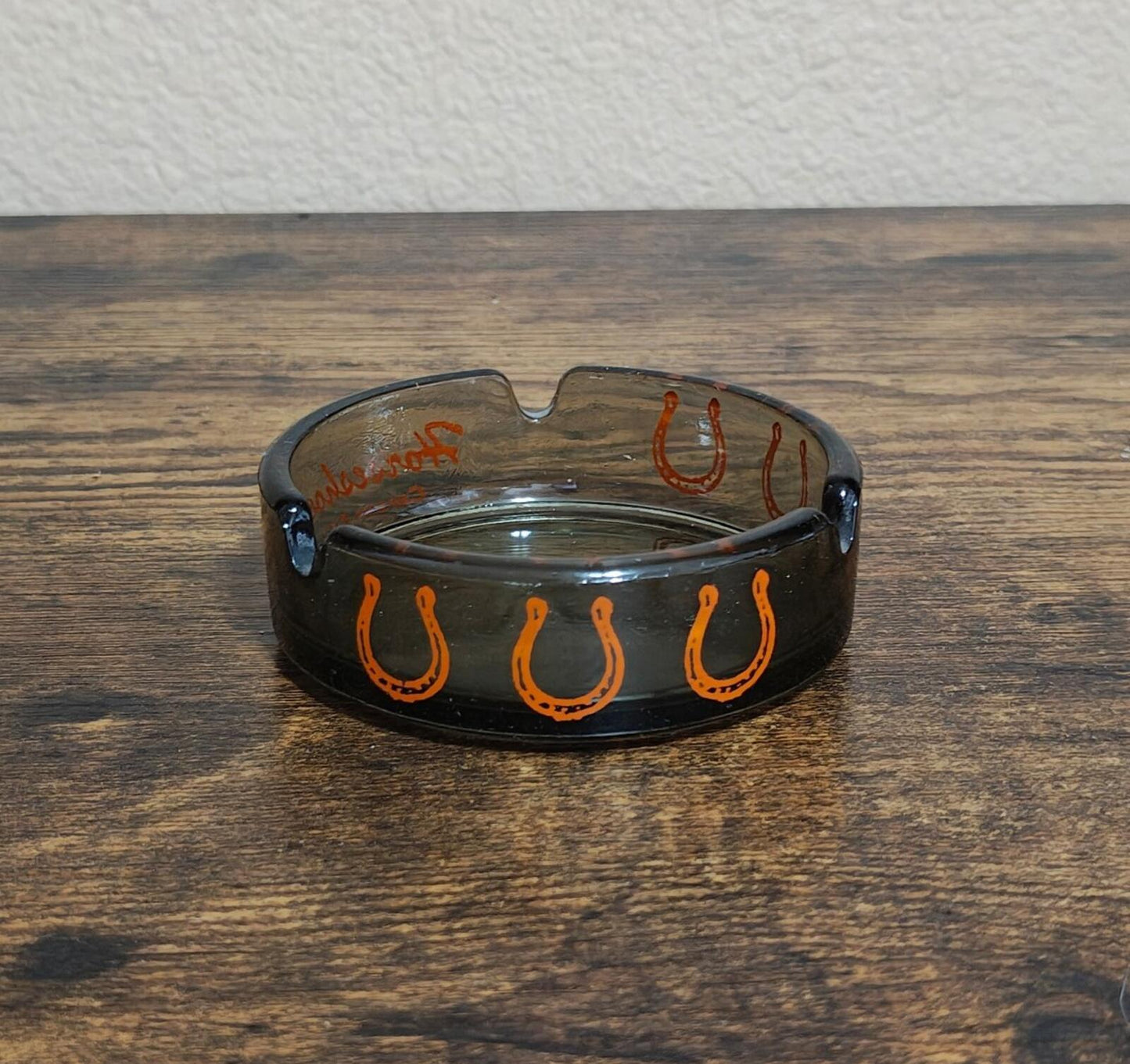 1970s Horseshoe Club Carson City Nevada Glass Ashtray