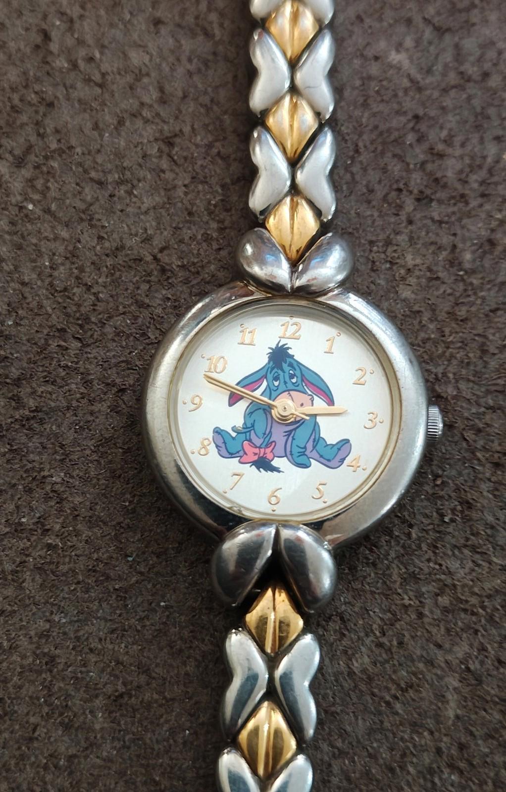 Rare 90s (Retired) Disney Eeyore Two Tone Bracelet Ladies Watch Model (MC0672)