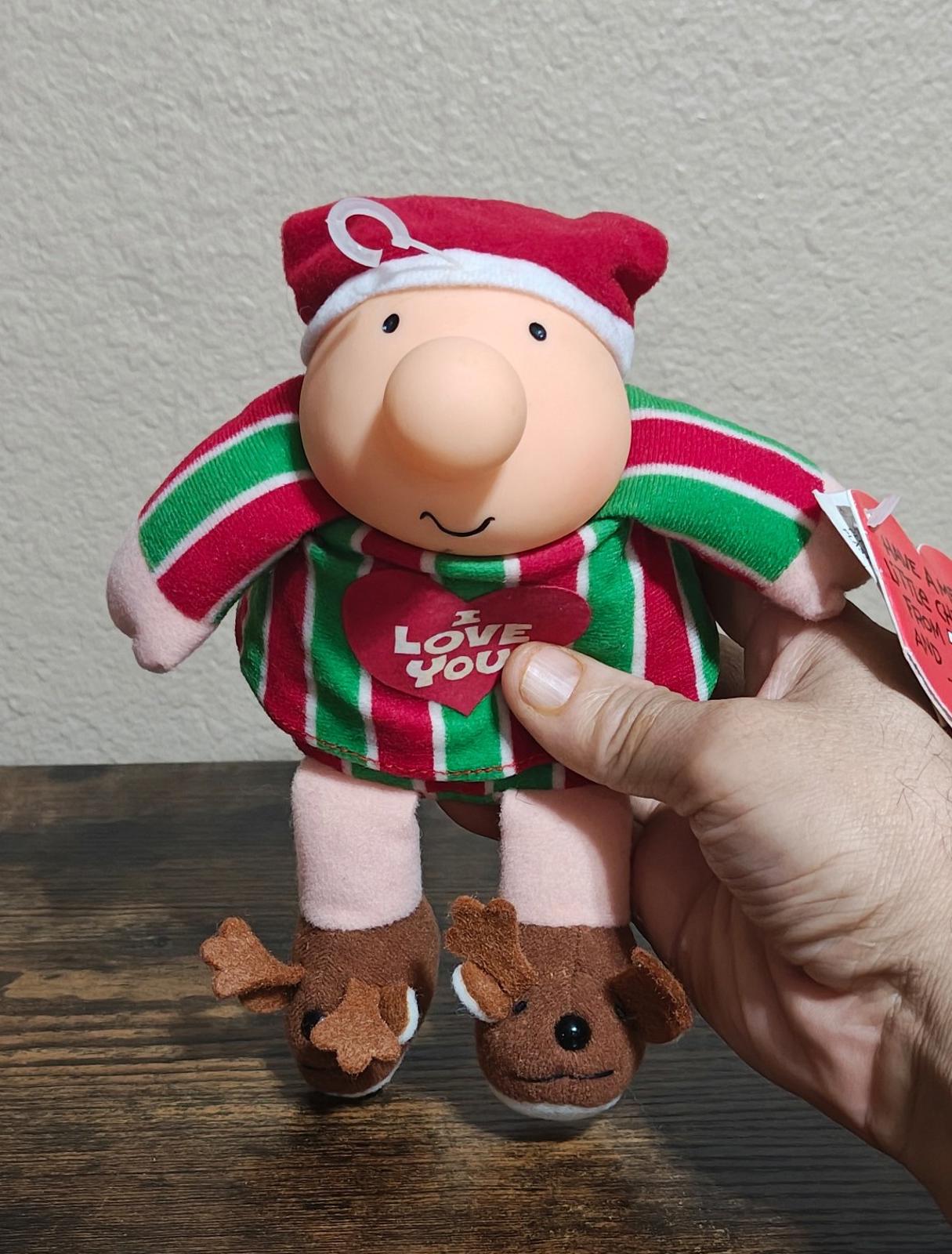 1991 Vintage "I Love You" 7" Christmas Ziggy Plush
