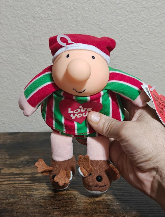 1991 Vintage "I Love You" 7" Christmas Ziggy Plush