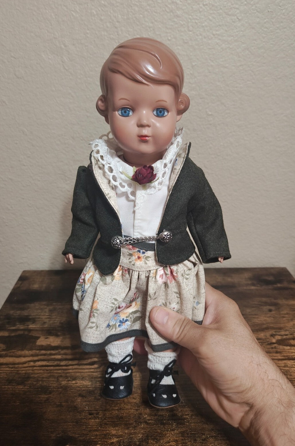 1980s Schildkröt 34 REP Classic "Inge" Mold German Girl Doll