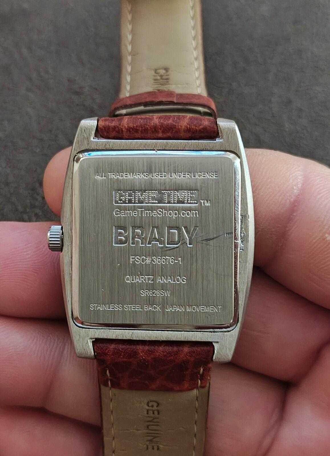 2004 NFL Quarterback Legends Tom Brady Game Time Watch.