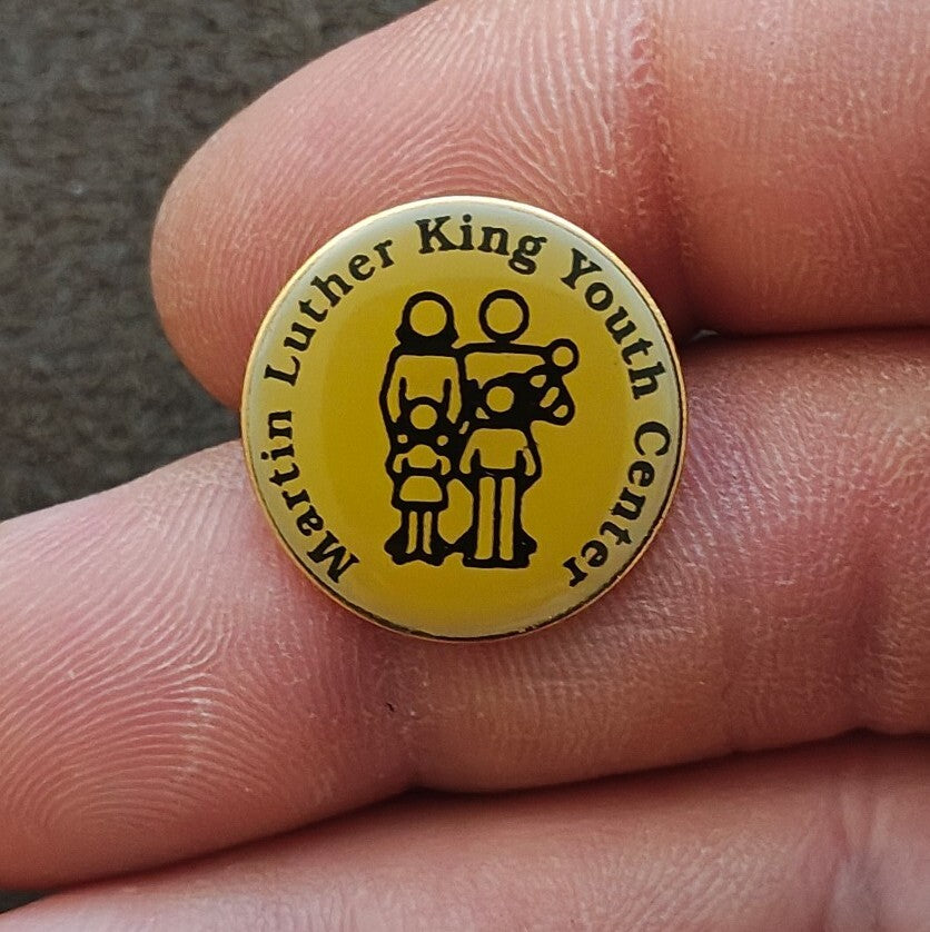 1980s Martin Luther King Youth Center Enamel Pin