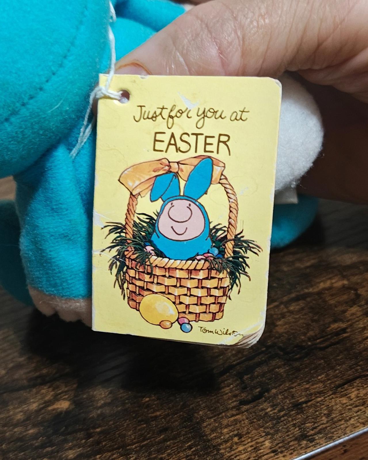 1982 Vintage "Hoppy Easter" 7" Easter Ziggy Plush