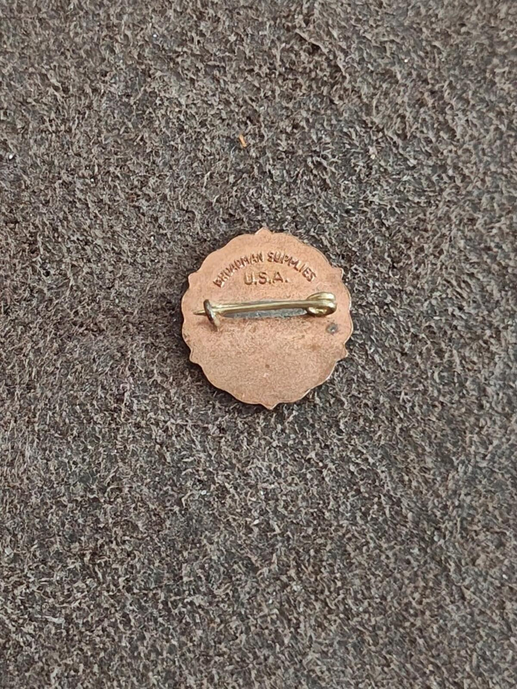 1940s/50s Baptist Sunday School Perfect Attendance Award Brass Pin