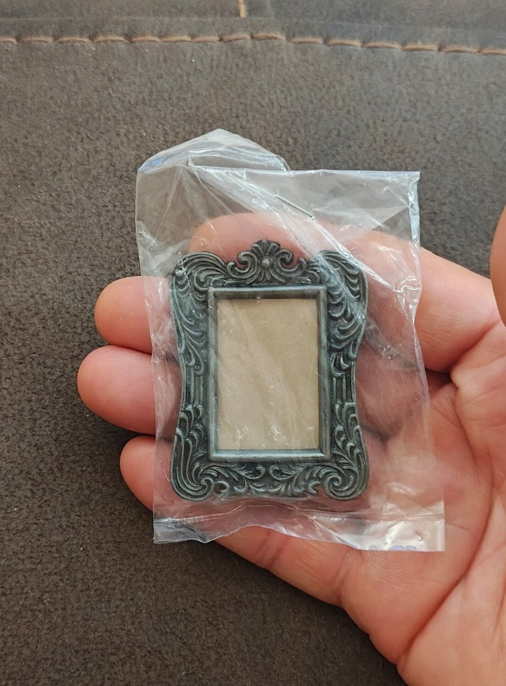 1970s/80s Pewter Tone Ornate Baroque/Victorian/Rococo Style Picture Frame NOS
