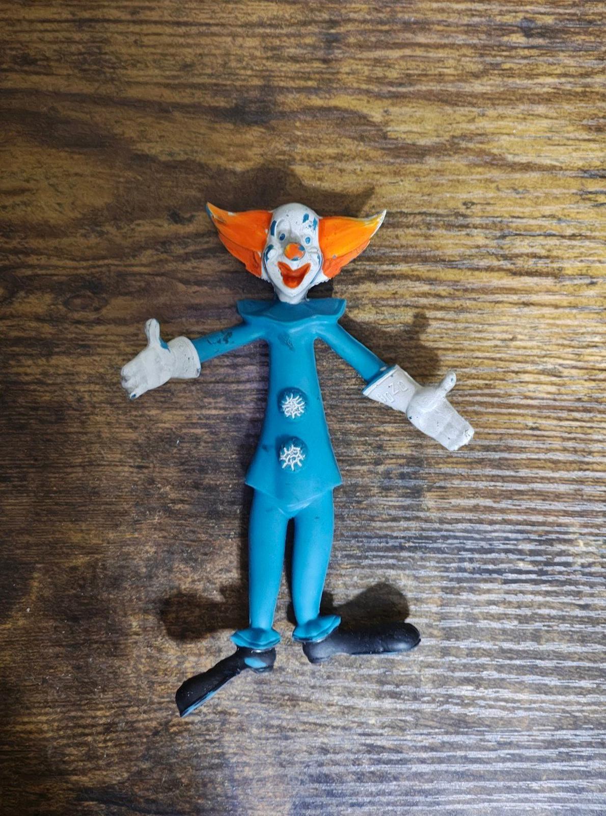 1960s Rare 6" Bozo The Clown Larry Harmon Bendy Rubber Figure