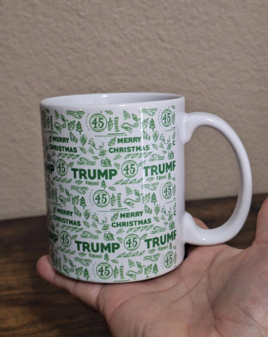 Great Donald Trump 45th President, 2020 Presidential Ceramic 12 oz Mug.