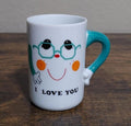 1976 Porcelain Papel I Love You Small Cup Mug