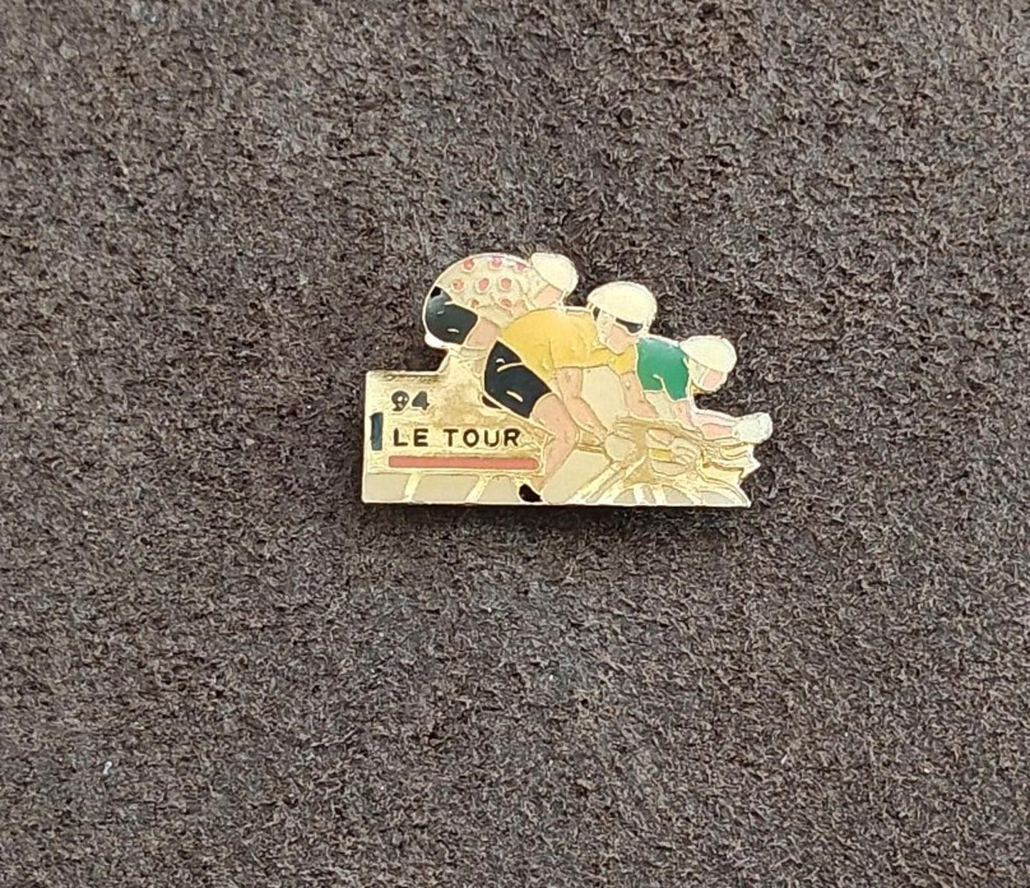 1994 Tour de France Gold Tone Enamel Pin
