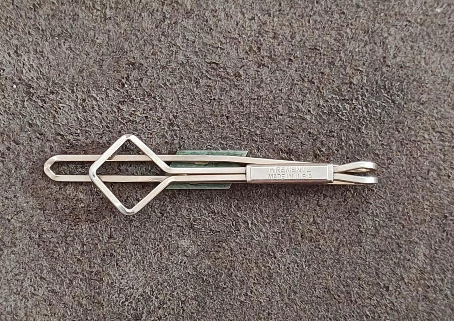 1950s/60’s Initial H Silver Tone Tie Bar Clip
