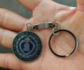 Vintage Military Order Of the Purple Heart Service Foundation Keychain