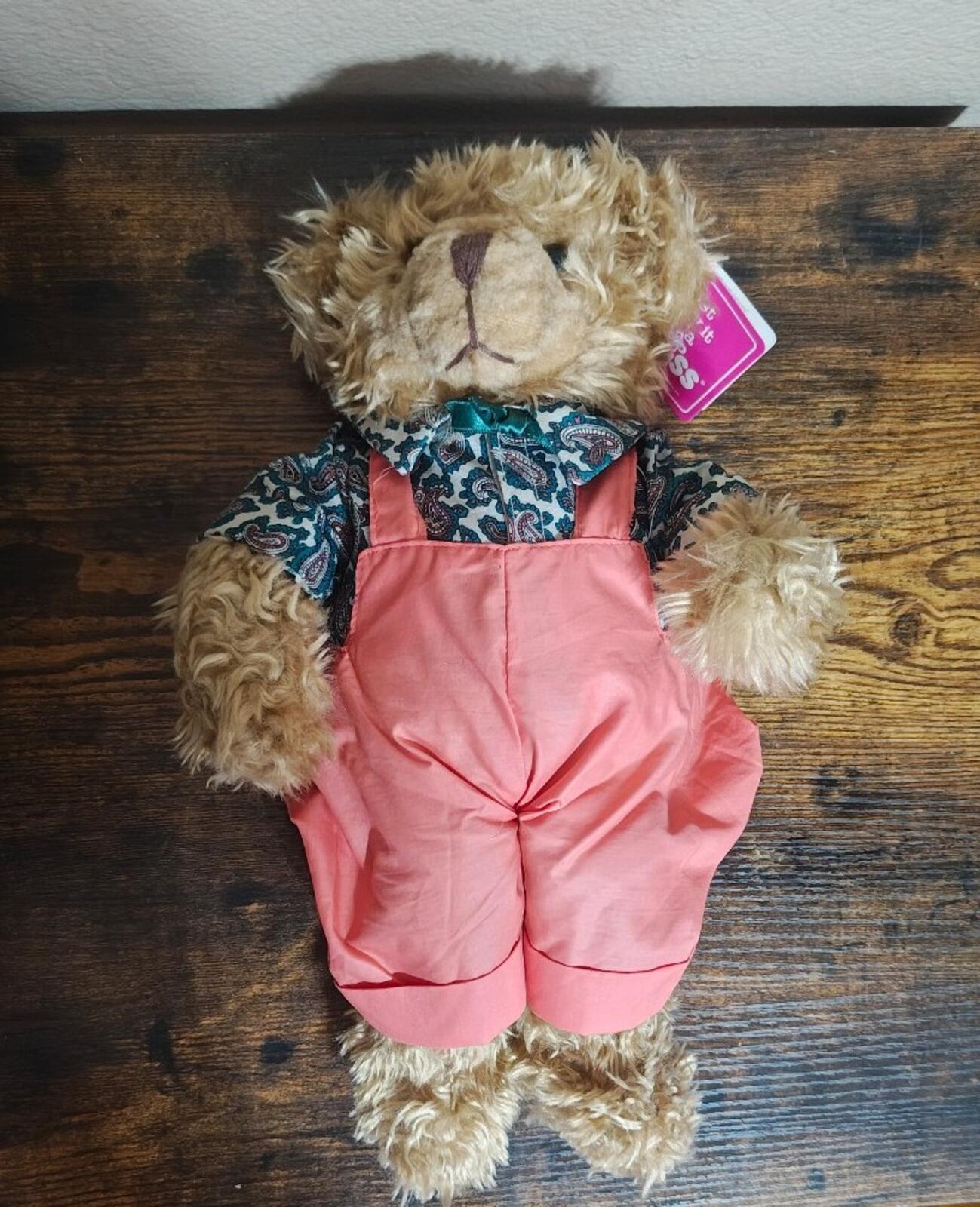 1980s Russ Luv Pet Benjamin Teddy Bear Plush
