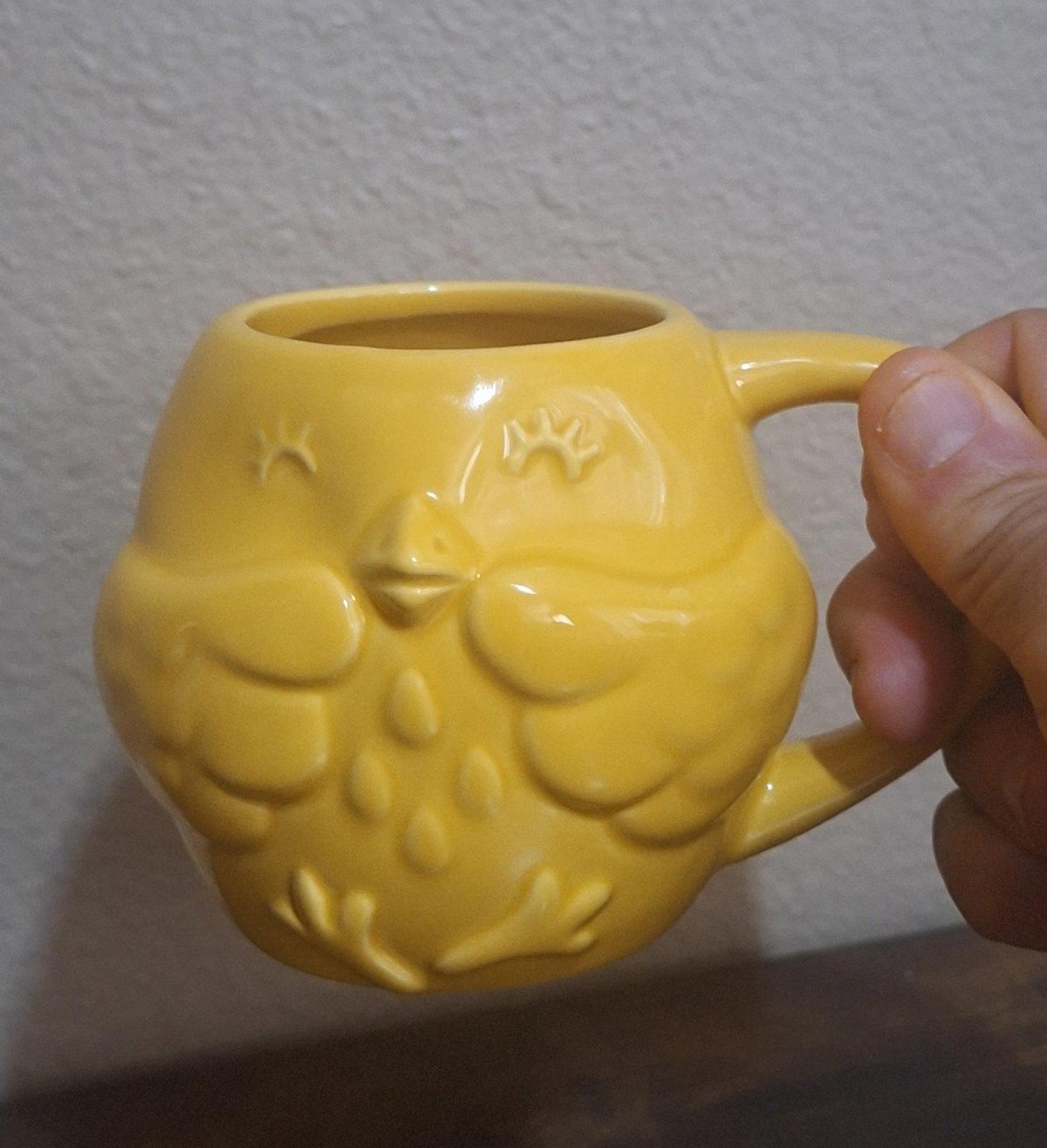 3D Embossed Yellow Chick Ceramic Mug