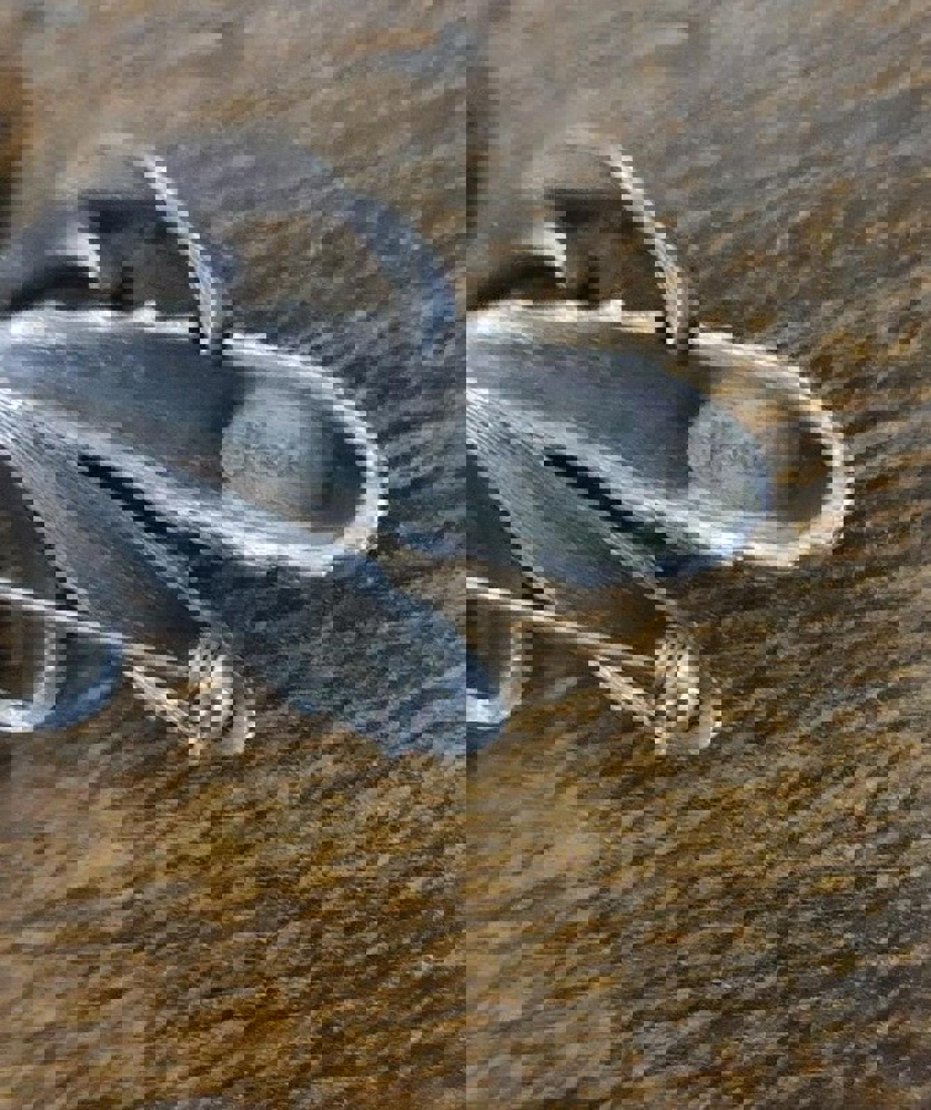 Mid-Century Pastelli Matte and Glossy Finish Silver Tone Hyacinth Brooch