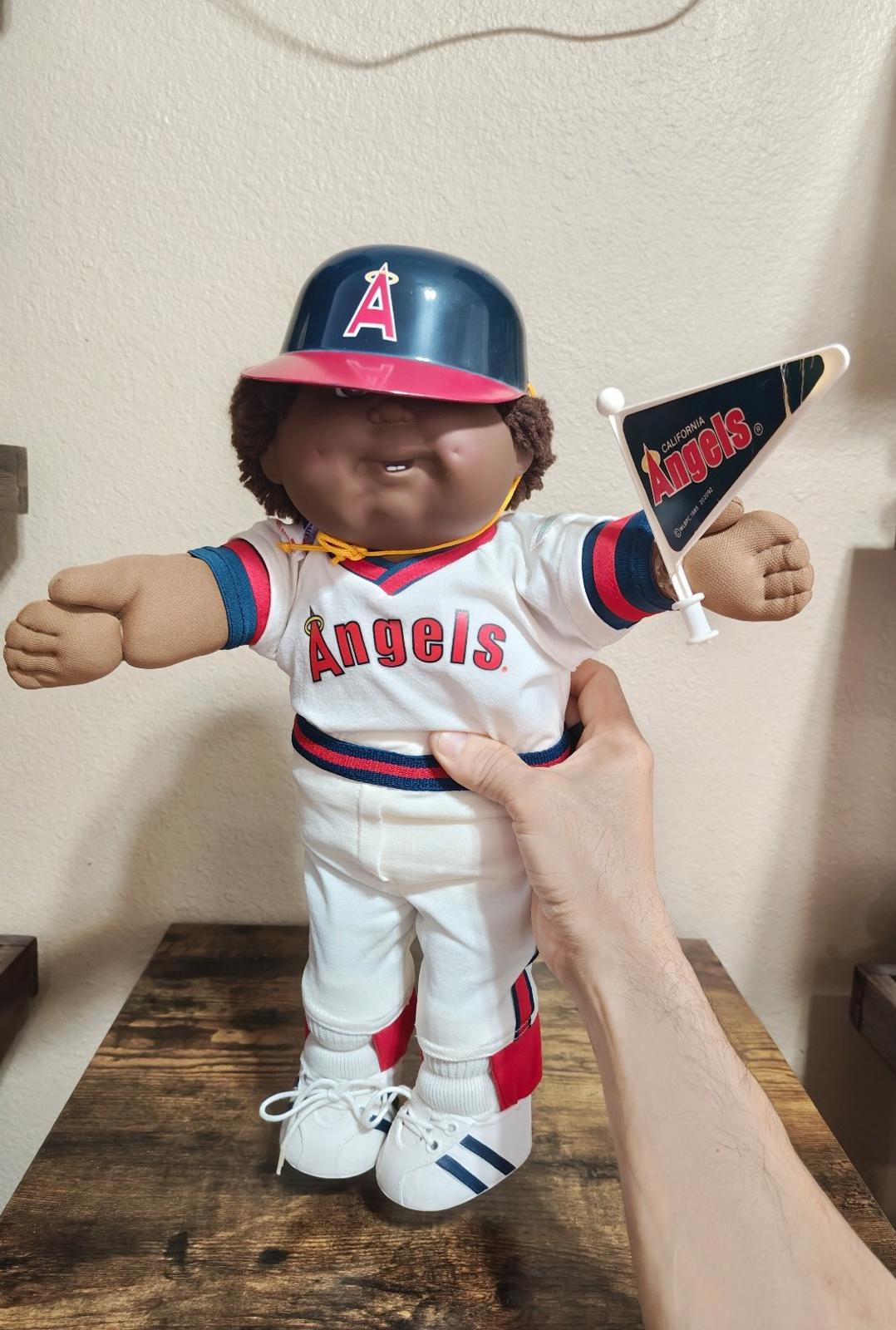 1980's Cabbage Patch Kids All Stars African American California Angels Doll