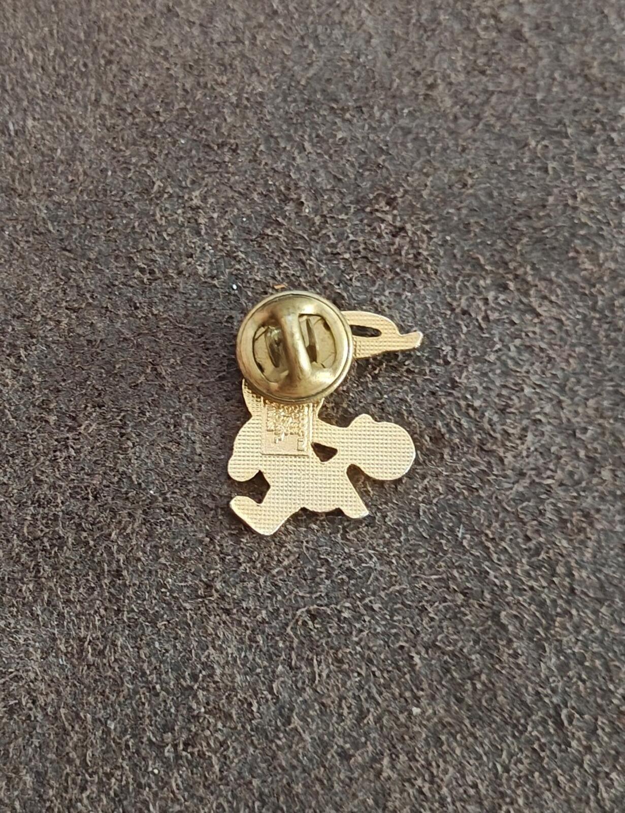 1988 Seoul Summer Olympics Gold Tone Enamel Pin