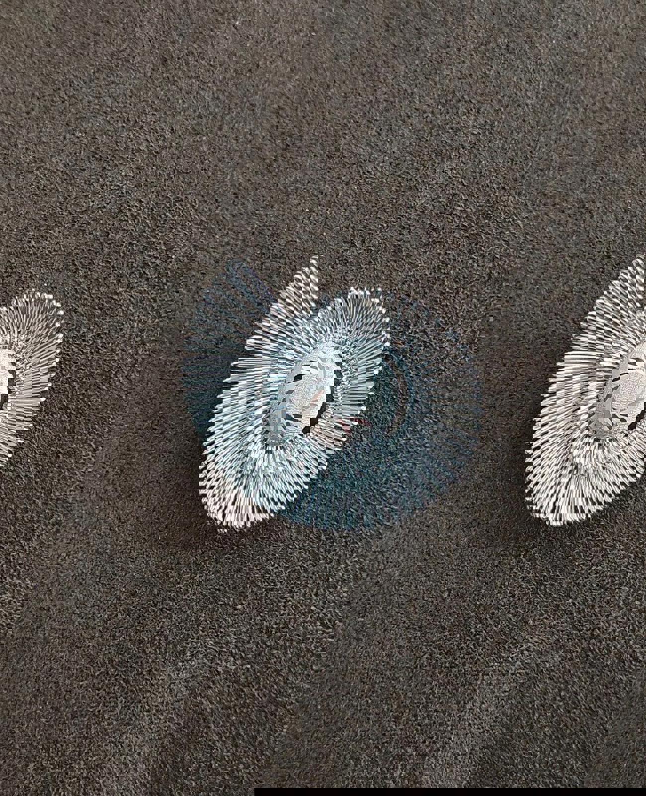 1960's Silver Tone Spiral Scarf Clip