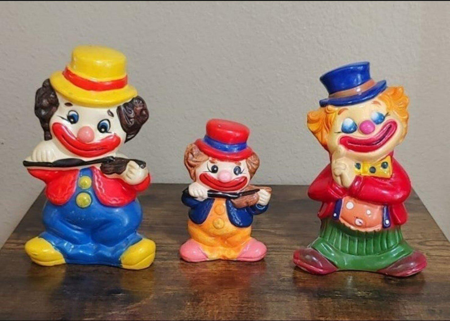 1960’s/70’s Vintage Clown Coin Bank Bundle