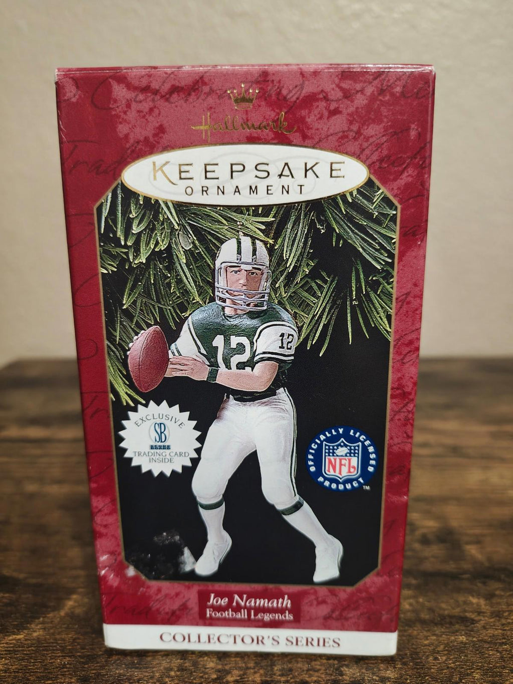 1997 Hallmark Keepsake Joe Namath Football Legends Ornament
