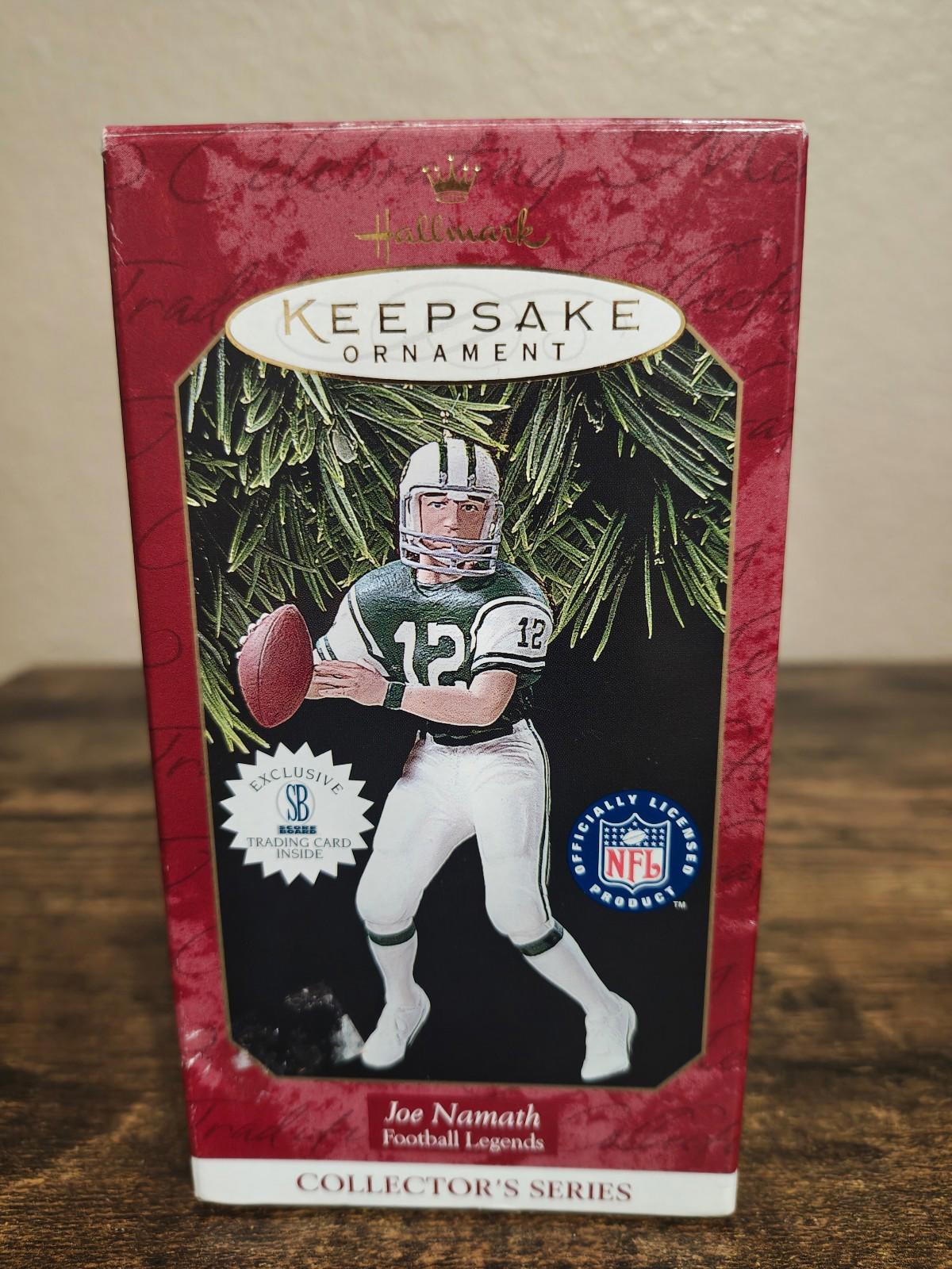 1997 Hallmark Keepsake Joe Namath Football Legends Ornament