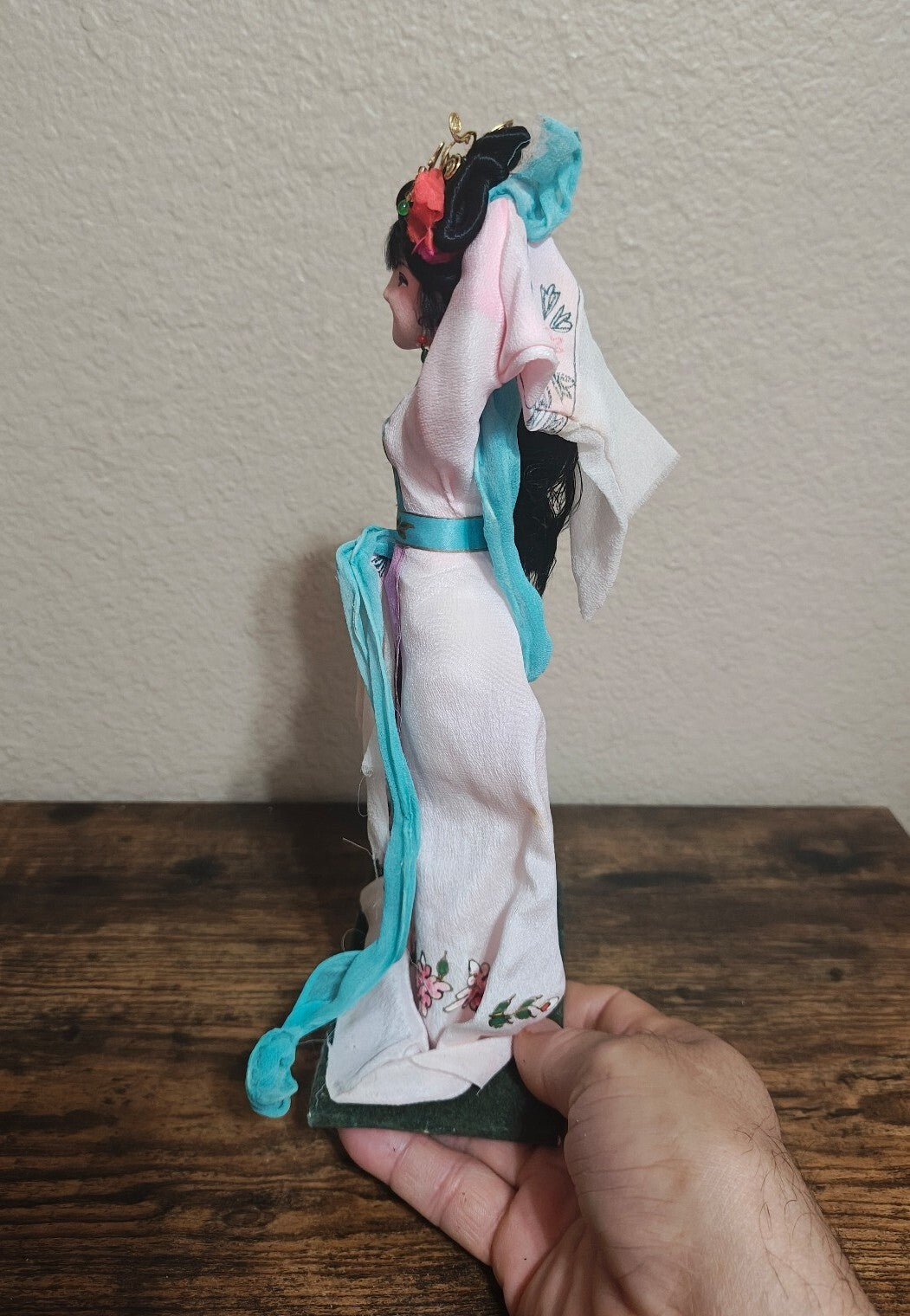 1970s Chinese Silk Costume Doll