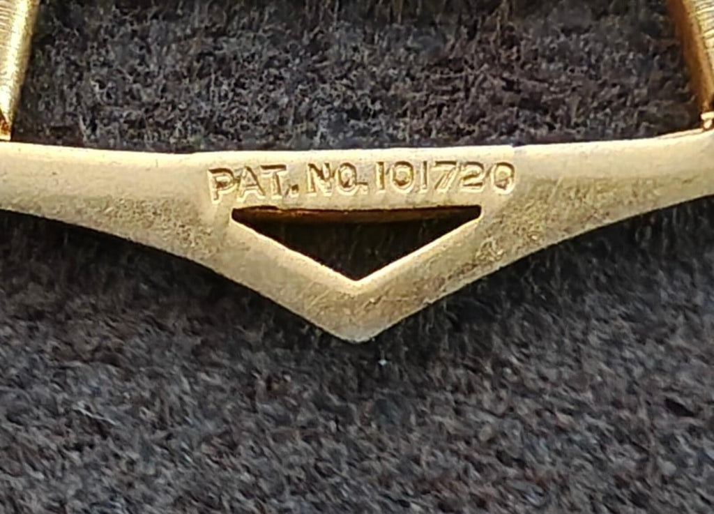 1930s Art Deco Style Gold Tone Tie Bar/Tie Clip