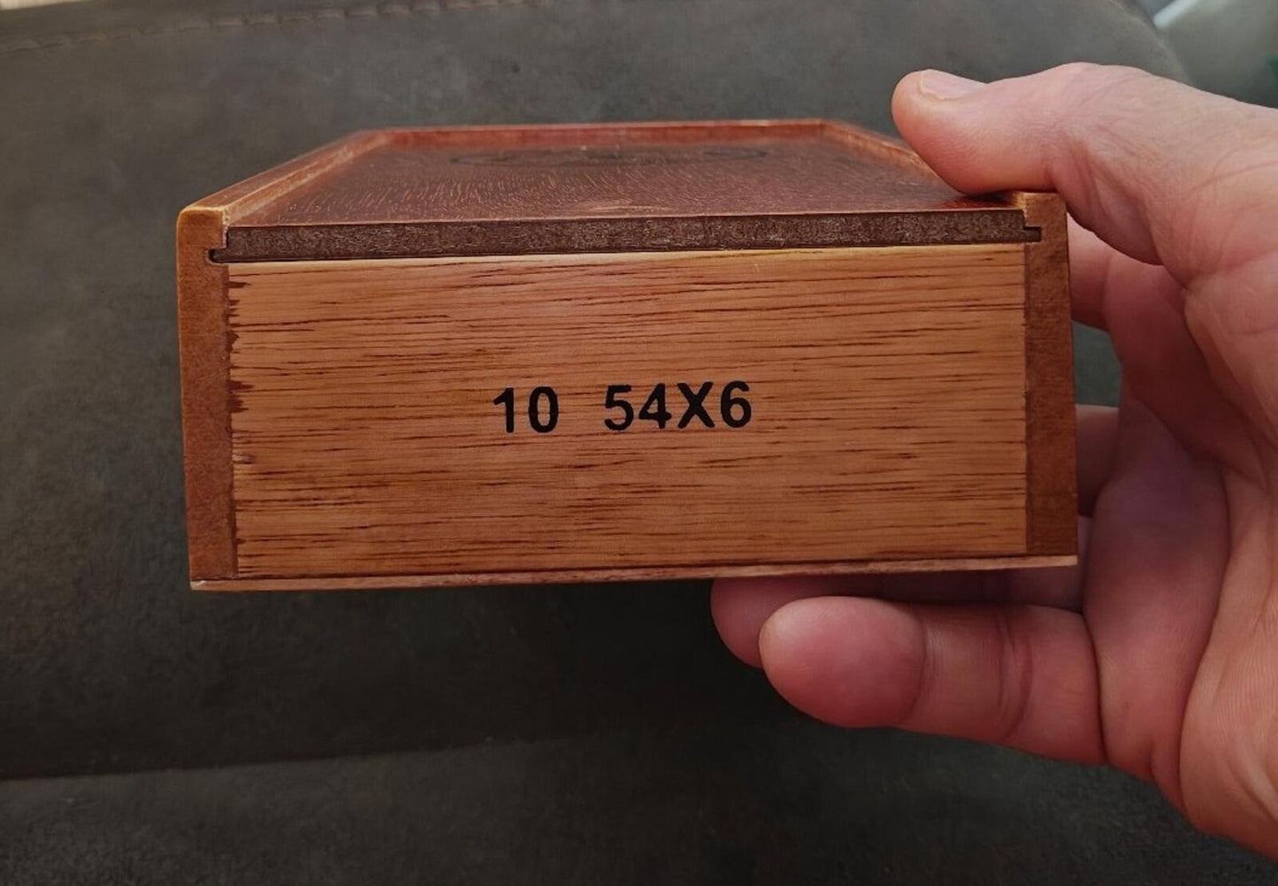 Monseñor de Puerto Plata" Empty Wooden Cigar Box