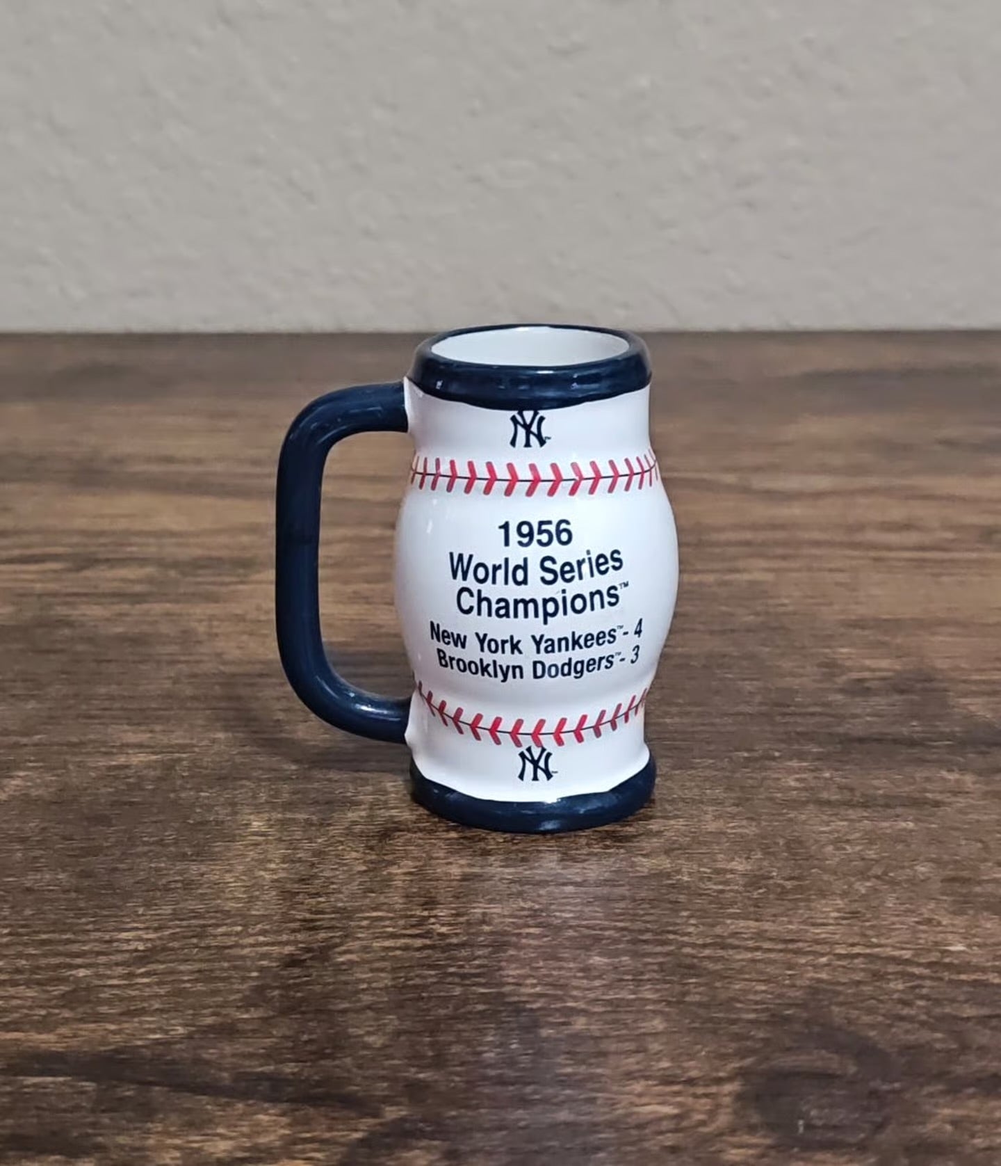 New York Yankees 1956 World Series Champions Decorative Miniature Mug