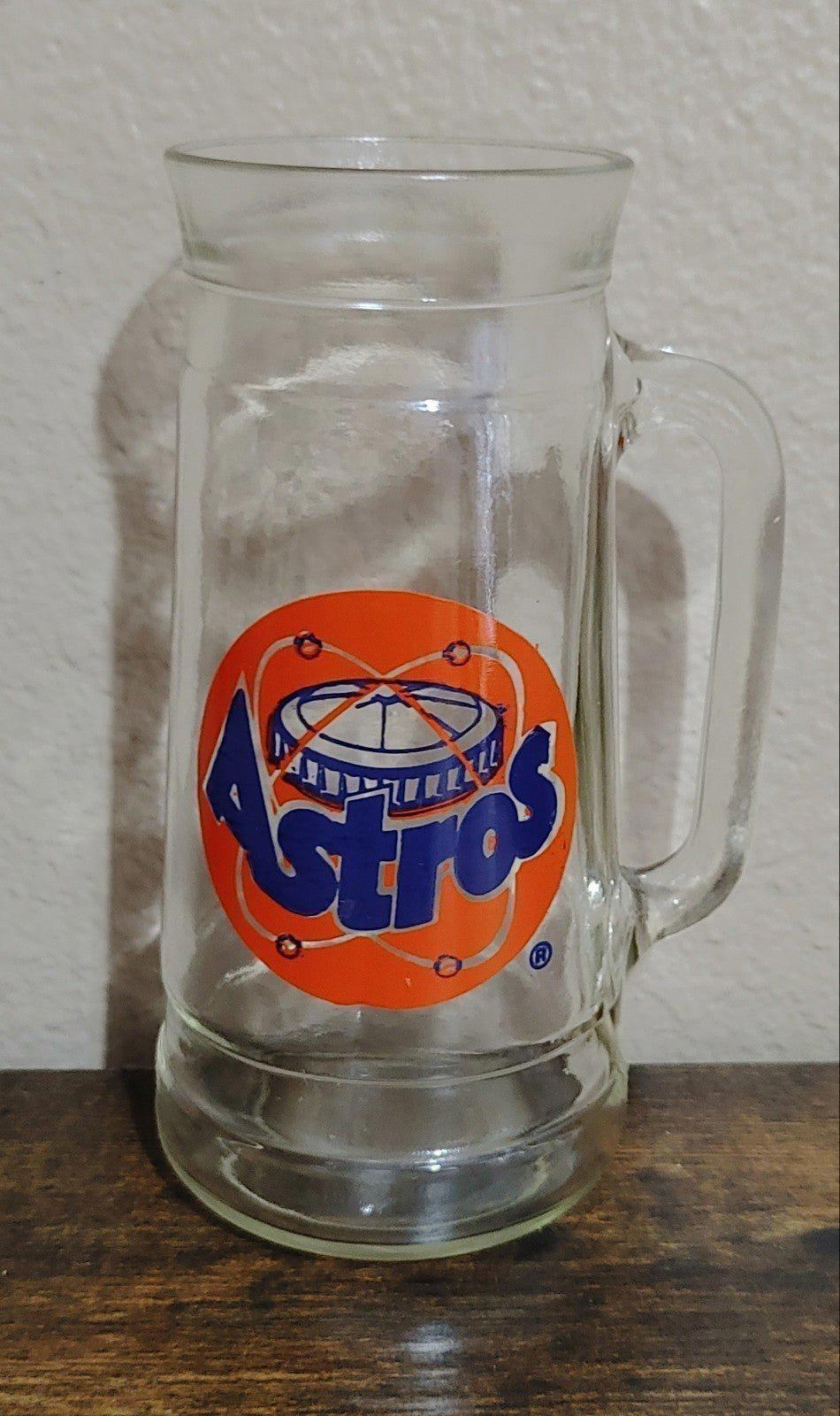 1970's Houston Astros Astrodome Tall Beer Glass Mug