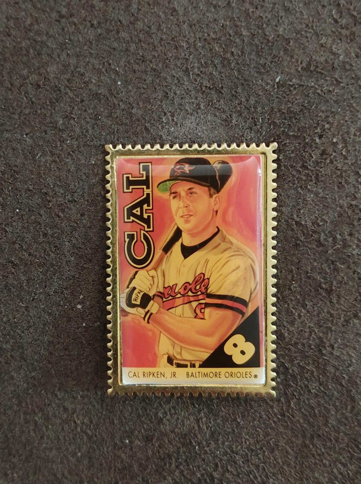 1990's WinCraft Baltimore Orioles Cal Ripken Jr. Gold Tone Pin