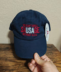 Funny Sausage USA Adjustable Blue Cap New With Tags.