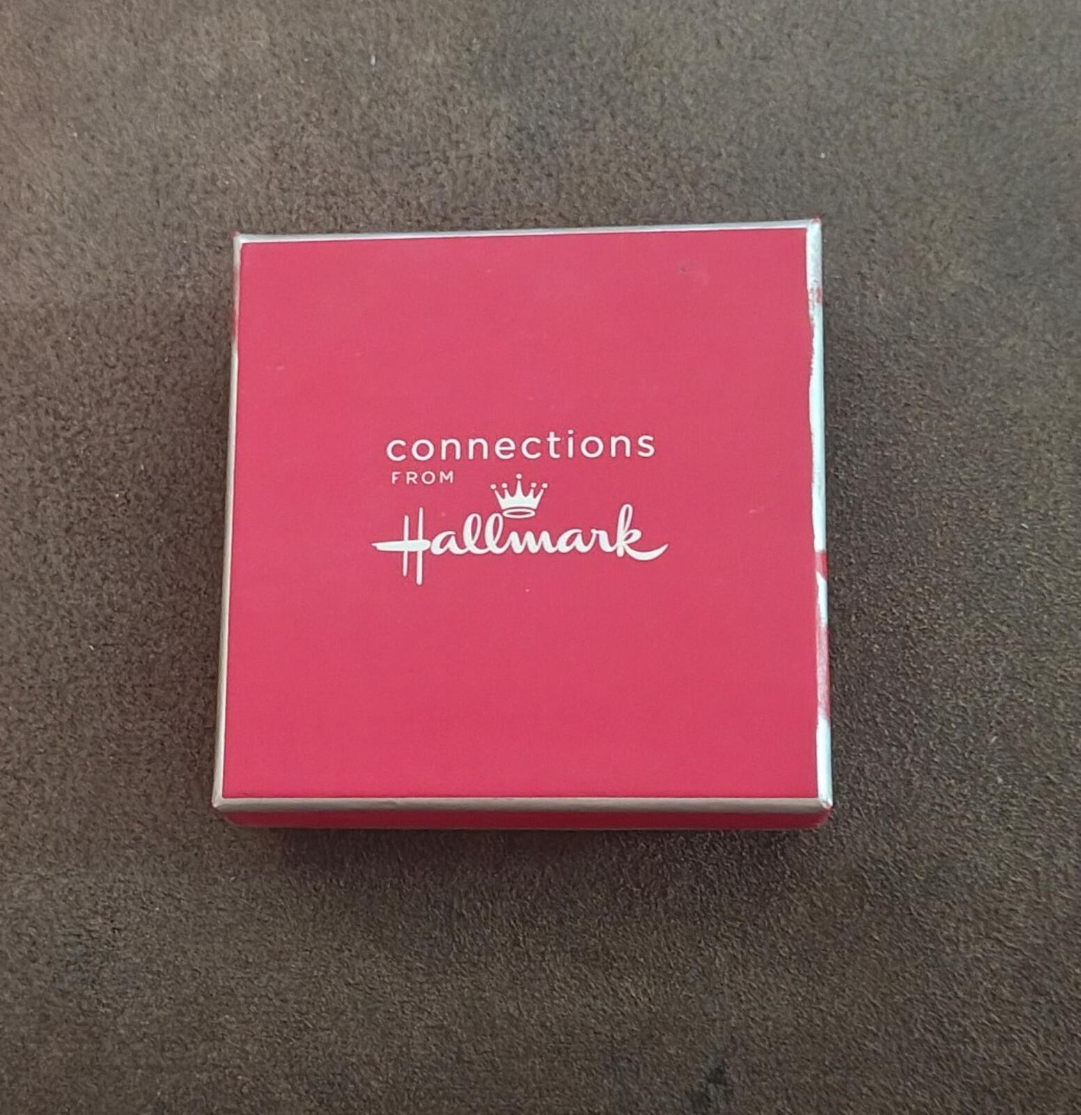 Hallmark connections red jewelry box for stainless steel heart charm necklace