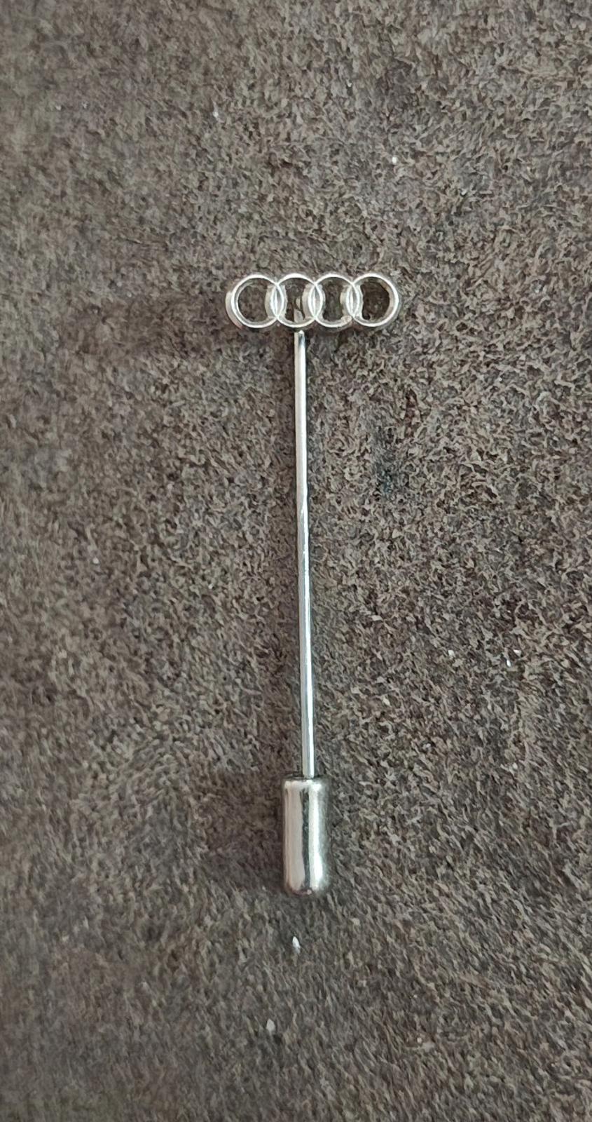 1980's Audi Silver Tone Stick Pin