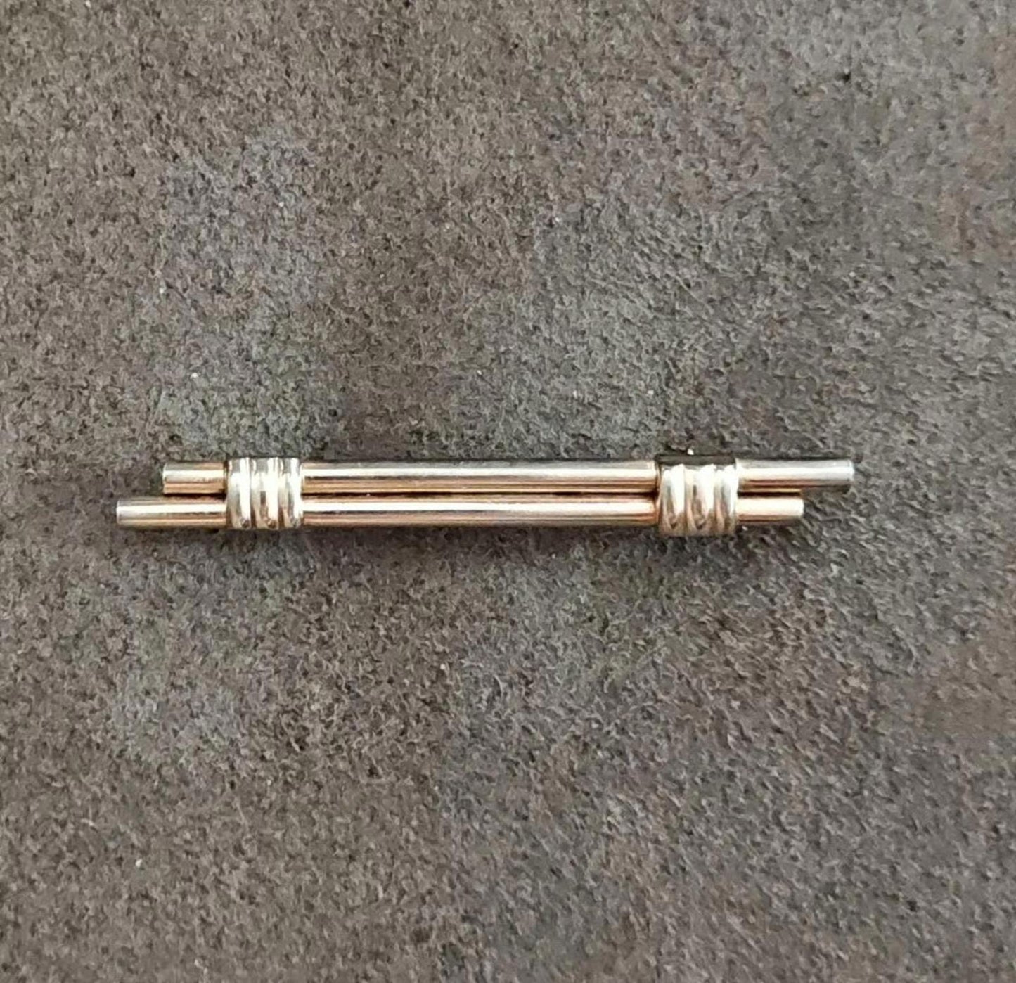 1940s/50s Double Scroll Bar Pin