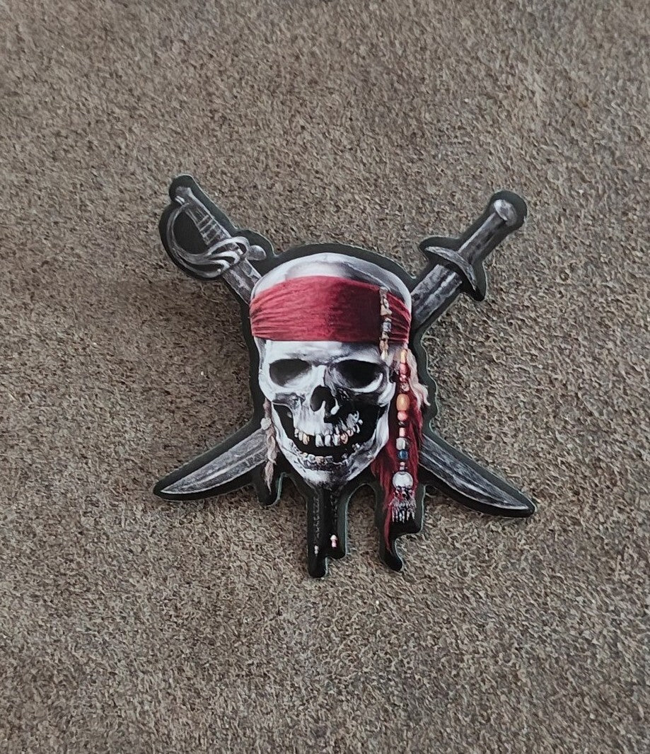 Disney Pirates of Caribbean On Stranger Tides Movie Premier Theater Promo Pin.
